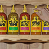 Yellowbird® Classic Hot Sauce Variety Set 19.6 oz Tabletop Size (Mellow to Real Hot | 5 Flavors | Made in Texas)