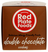 Red Plate Foods, Cookies Double Chocolate, 10.5 Ounce