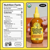 Organic Habanero Hot Sauce by Yellowbird - Organic Hot Sauce with Habanero Peppers, Garlic, Carrots, and Tangerine - Plant-Based, Gluten Free, Non-GMO