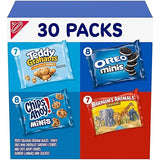 Nabisco, Team Favorites Variety Pack, Oreo Mini, Chips Ahoy! Mini, Teddy Grahams Honey and Barnum's Animal Crackers, 30 Snack Packs