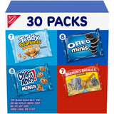 Nabisco, Team Favorites Variety Pack, Oreo Mini, Chips Ahoy! Mini, Teddy Grahams Honey and Barnum's Animal Crackers, 30 Snack Packs