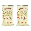 La Perla | Paella Rice | Valencia Select | Denomination of Origin Valencia Spain | Slow Food Valencia Certified | Ideal For All Mediterranean Rice Dishes | 2.2 lbs (1 kg) | (Pack of 2)