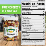 Jersey Pickles - Mediterranean Olives (Half Gallon) - Olives Stuffed - Hand-Stuffed Gourmet Olives with Premium Fillings for Snacks, Charcuterie