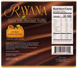 Rayana Dubai Milk Chocolate Truffles Gift Box, Cranchy Pistachio with Kunafa, Premium, 18 Piece, 8.25 oz