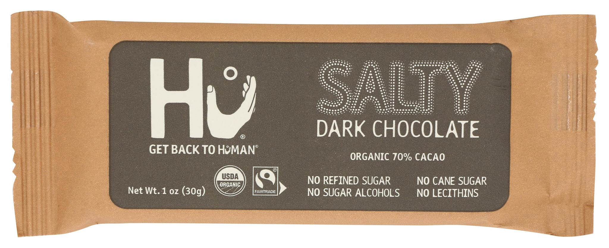 Hu Kitchen Organic Salty Dark Chocolate Bar, 1 OZ