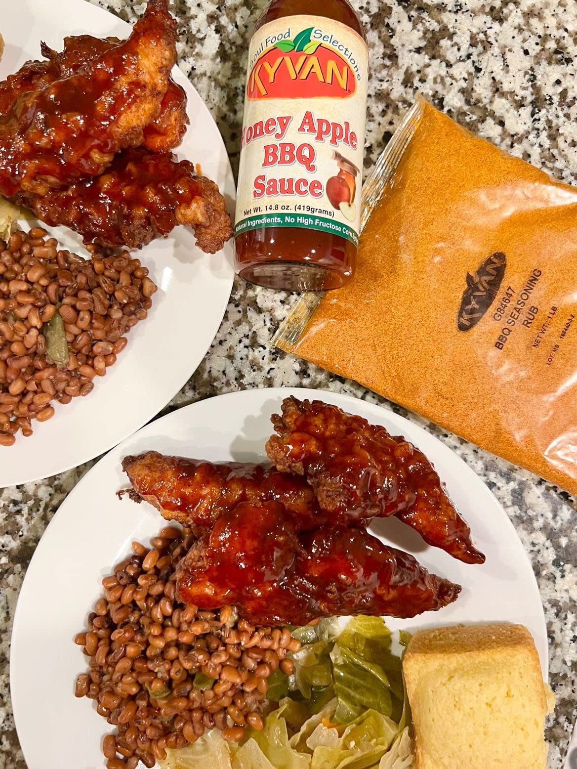 KYVAN Gourmet BBQ Sauce Variety 3 Pack, Sweet Potato BBQ Sauce, Honey Apple BBQ Sauce, Cherry Apple BBQ Sauce