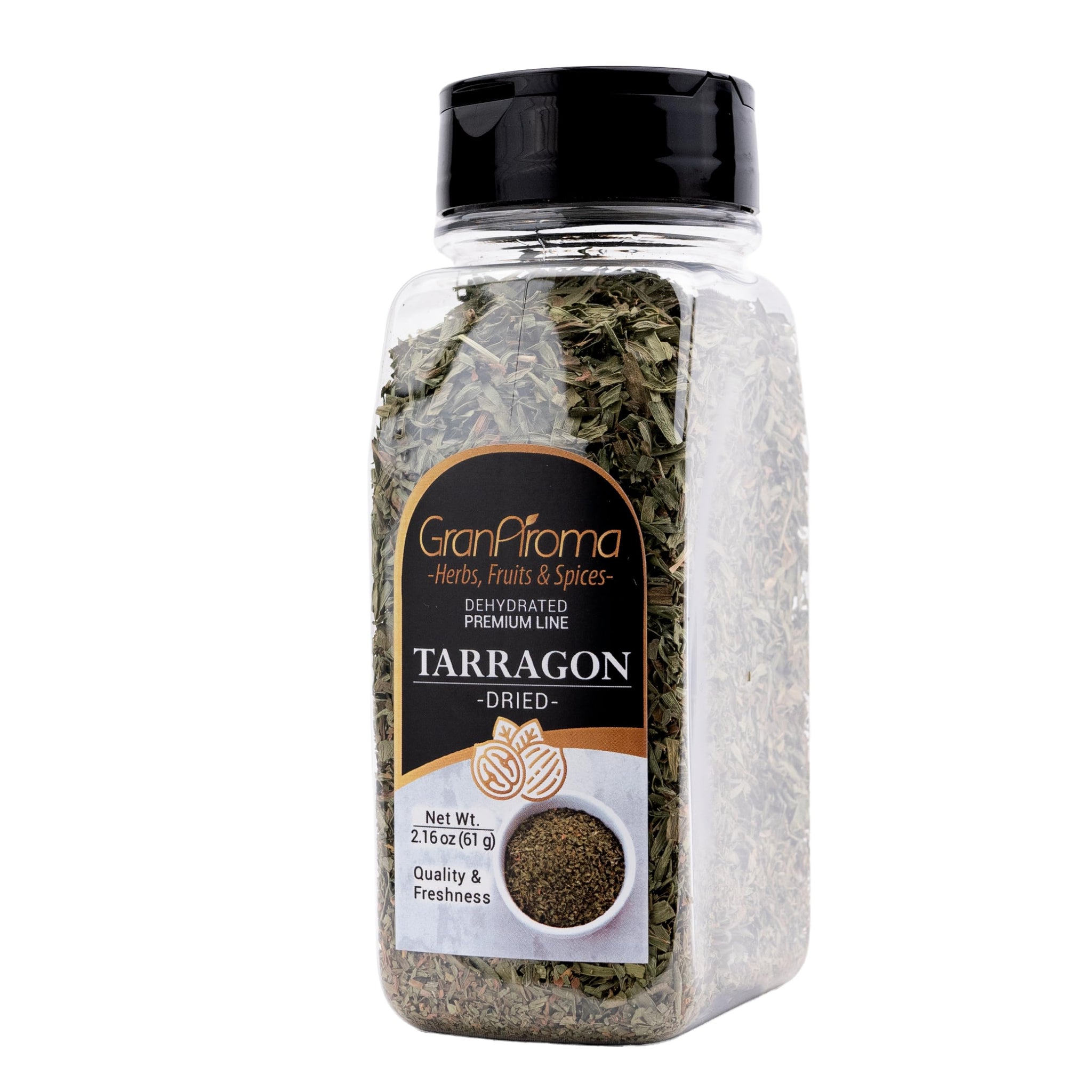 GranAroma Tarragon, Subtle Licorice Flavor, French Cuisine (2.16 Ounce)