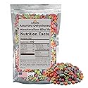 Assorted Dehydrated Mini Marshmallows - 1LB Resealable Bag of Vibrant Freeze Dried Marshmallows for Hot Chocolate, Cereal, Baked Goods, & Snack