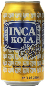 Inca Kola Golden Carbonated Beverage Soda - la kola dorada - 12 oz cans - 6pk, Set of 3