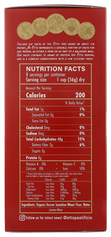 Etto, Pasta Trombe Organic, 16 Ounce