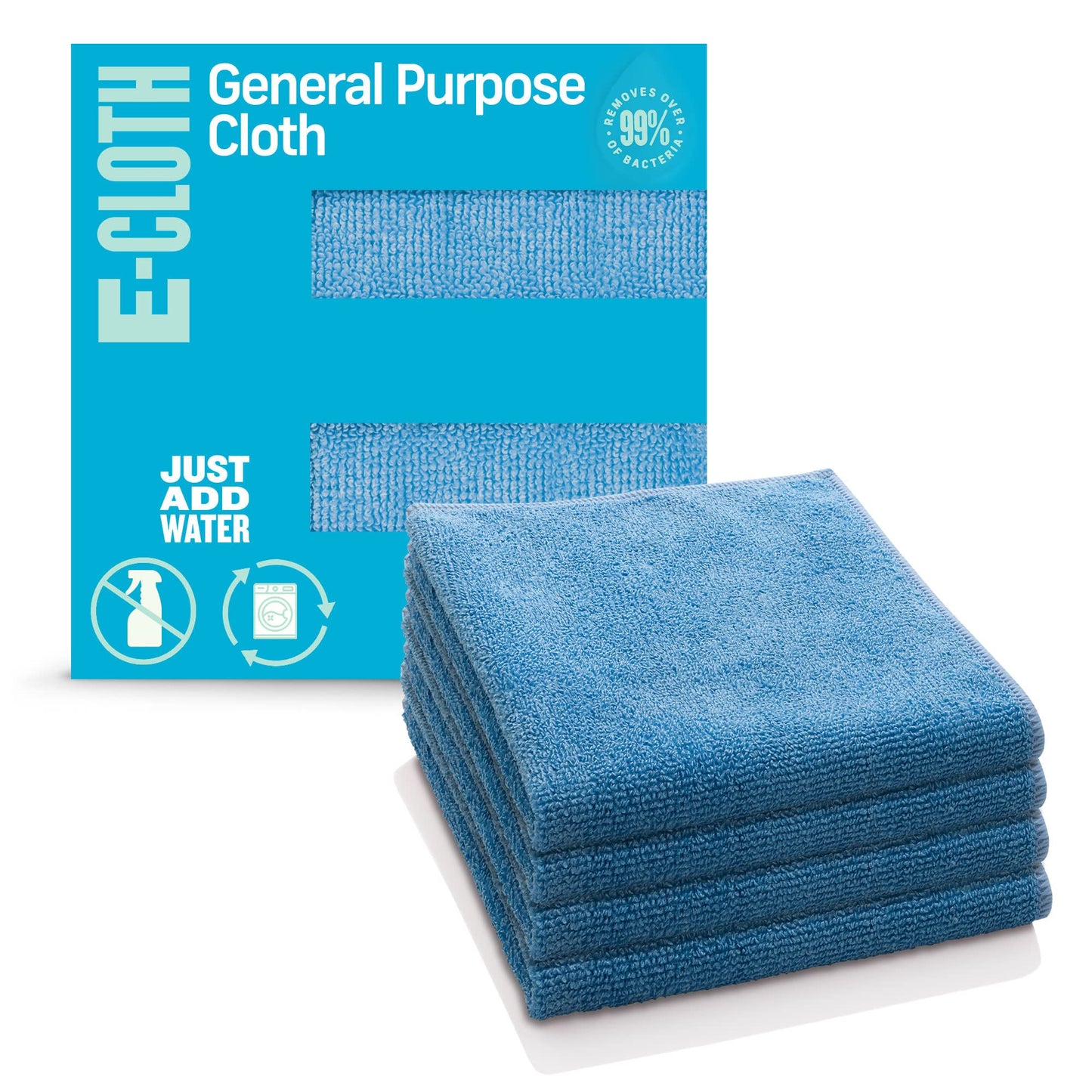 E-Cloth Microfiber Cloth, World's Leading Premium Microfiber Cleaning Cloth, Twice as Durable as Competition, 1 Year Guarantee, Ideal for Kitchen
