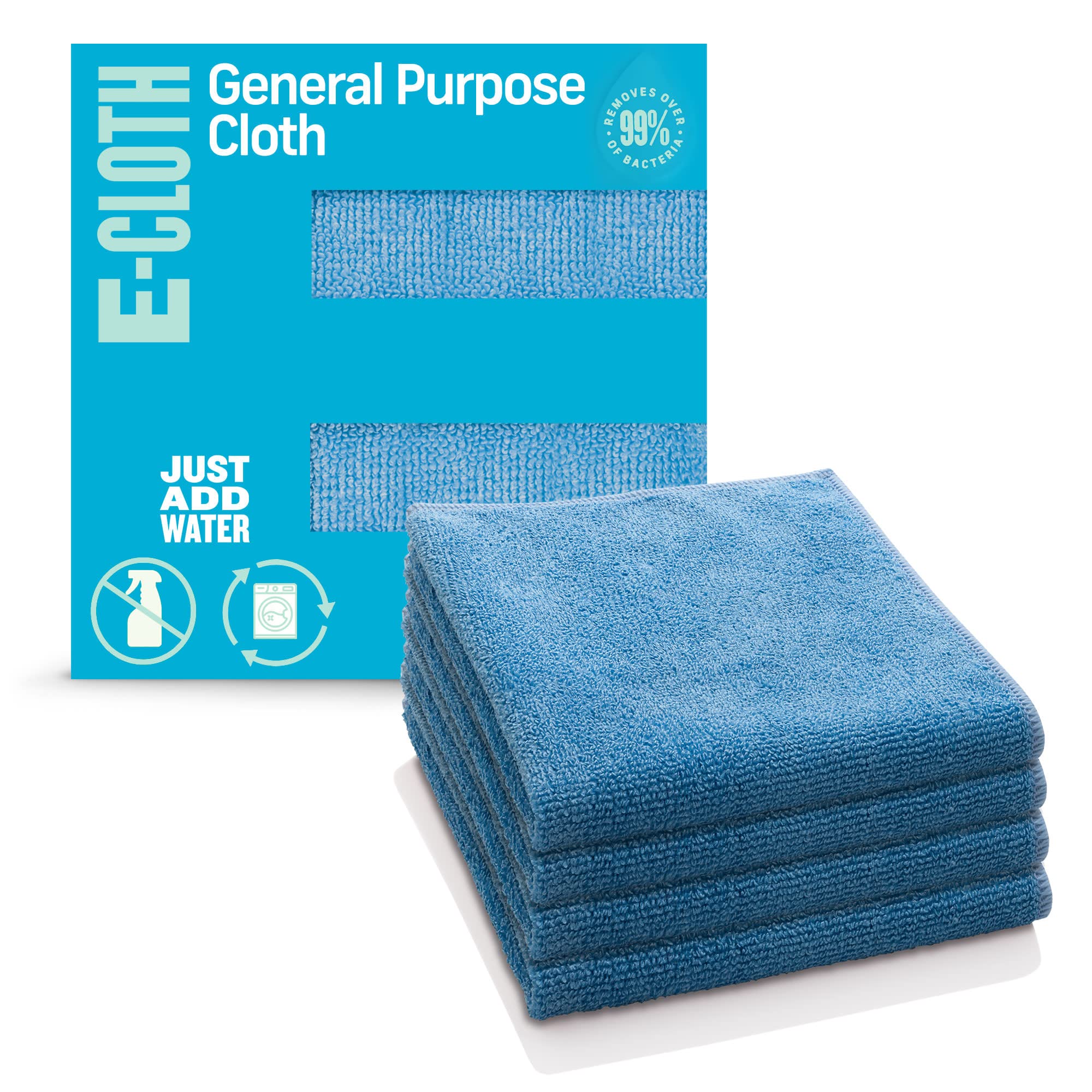 E-Cloth Microfiber Cloth, World's Leading Premium Microfiber Cleaning Cloth, Twice as Durable as Competition, 1 Year Guarantee, Ideal for Kitchen