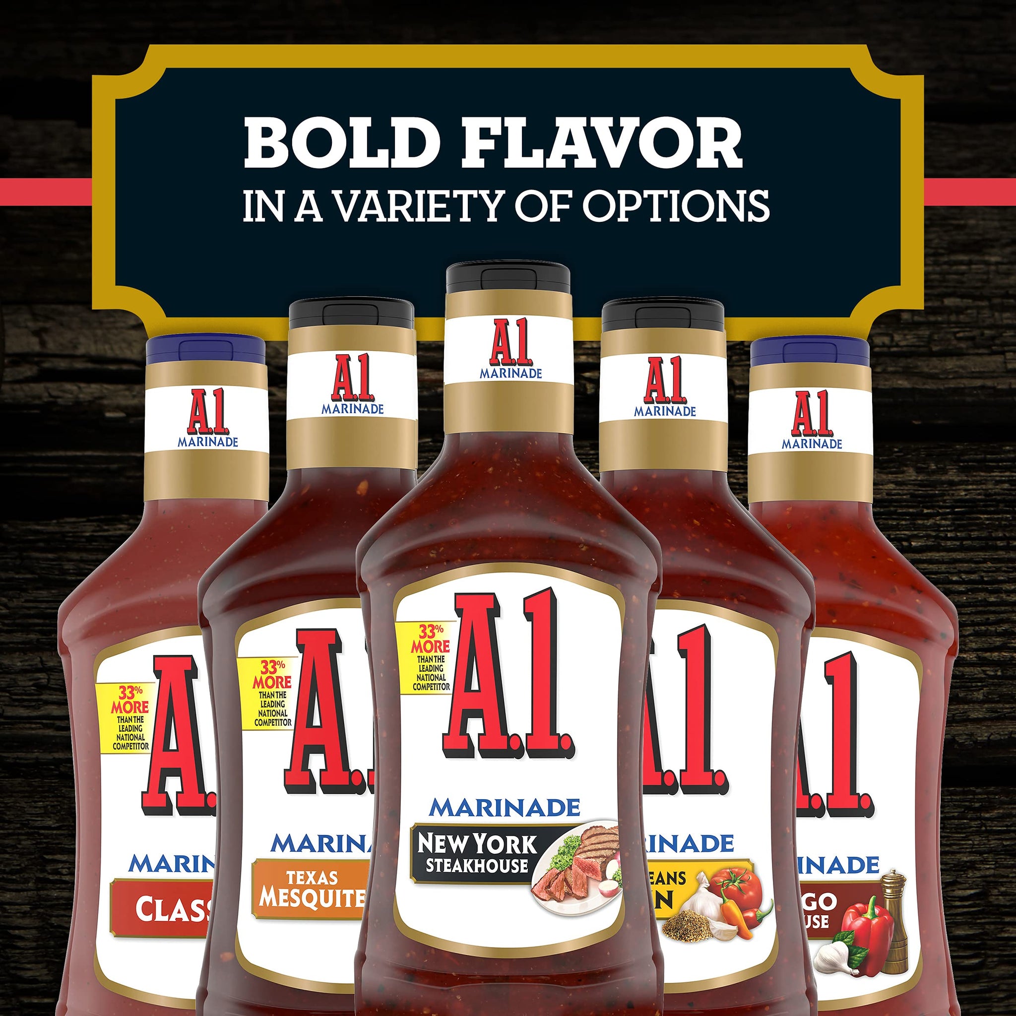 A.1. Steakhouse New York Marinade (16 oz Bottle)