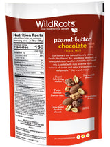 WildRoots Trail Mix, Made with Non-GMO Ingredients & Natural Flavor (Peanut Butter Chocolate, Pack of 3)