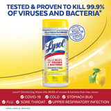 Lysol Disinfectant Wipes, For Disinfecting, Deodorizing, and Cleaning, Lemon & Lime Blossom, 35ct