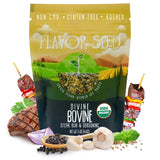 Organic Steak Seasoning & Rub - Divine Bovine by Flavor Seed, Gourmet Spice Blend for Cooking & Grilling Steak, Pork & Vegetables. Carnivore & Keto