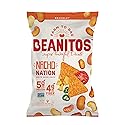 Beanitos White Bean Chips - Nacho Nation - 6 oz Bag - White Bean Tortilla Chips - Vegetarian Snack with Good Source of Plant Protein and Fiber