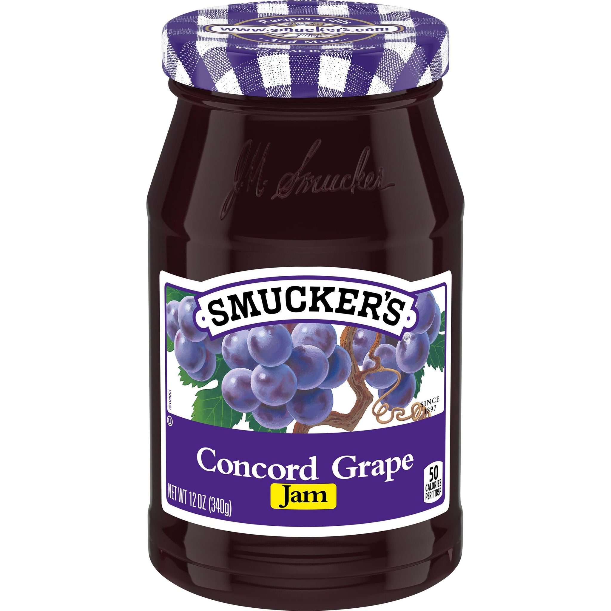 Smucker's Concord Grape Jam, 12 Ounces (Pack of 6)