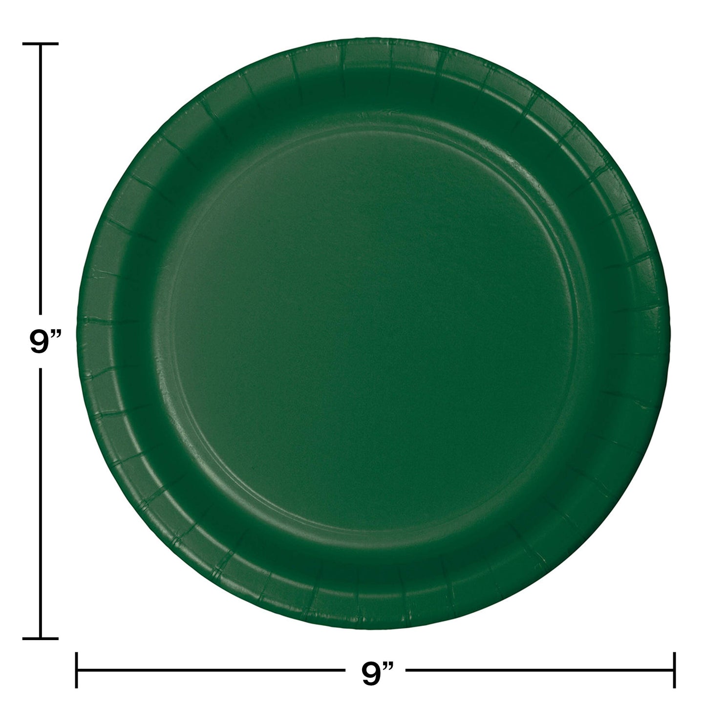 Creative Converting Hunter Green Paper Plates, 72 ct