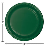 Creative Converting Hunter Green Paper Plates, 72 ct