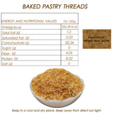 BAYKUL Kataifi Pastry for Dubai Chocolate, Baked Crispy Crunchy Kadayif Shredded Fillo Dough, Ready to Use (1.1 lb (500gr), Baked)