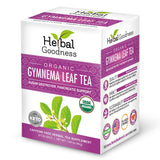 Gymnema Leaf Tea | 100% Organic Herbal Tea for Healthy Metabolism | Natural Sweet Cravings Support | Caffeine-Free, Keto-Friendly, Vegan, Gluten
