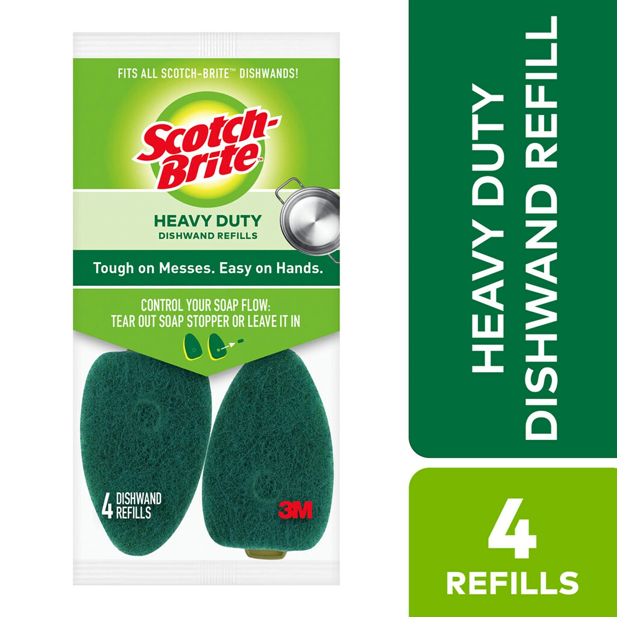 Scotch-Brite Heavy Duty Dishwand Refill, Multi