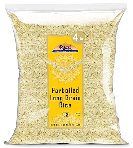 Rani Parboiled Long Grain Rice 64oz (4lbs) 1.81kg Bulk ~ All Natural | Gluten Friendly | Vegan | Non-GMO | Kosher | Product of USA