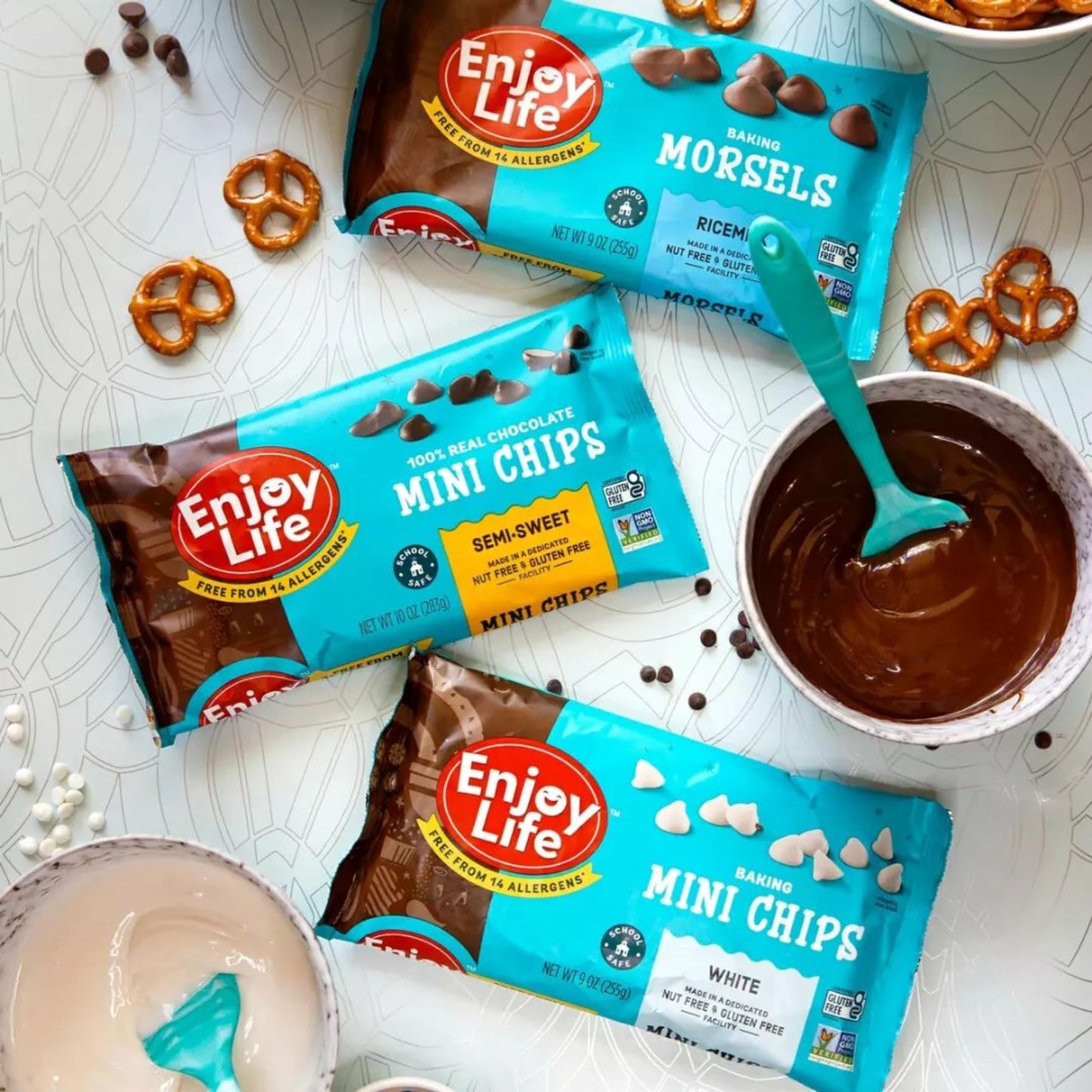 Enjoy Life Ricemilk Baking Morsels, 9 oz Bag
