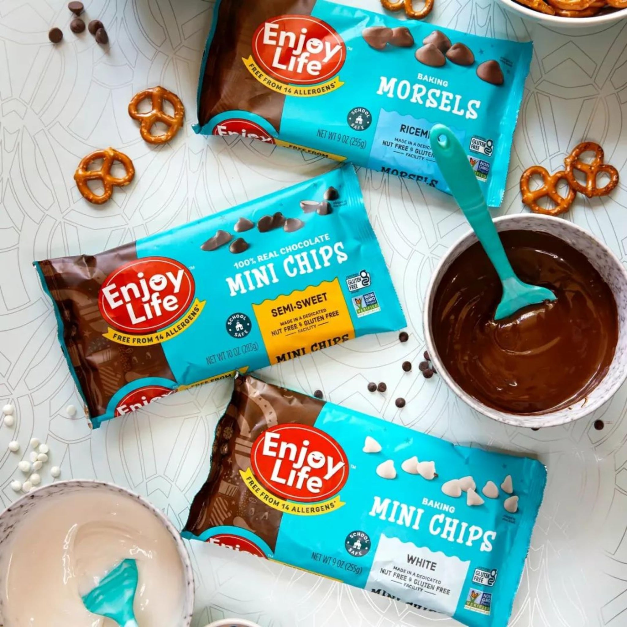 Enjoy Life Ricemilk Baking Morsels, 9 oz Bag