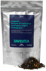 DAVIDsTEA Organic Cream of Earl Grey Loose Leaf Tea, Premium Black Tea with Bergamot and Vanilla, 4 oz / 113 g