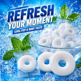Pep-O-Mint Hard Candy - Classic Peppermint Mint - Individually Wrapped - 2 lb Bulk Bag