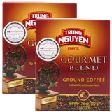 Trung Nguyen - Gourmet Blend - Roasted Ground Coffee Blend - Strong and Bold - Robusta, Arabica, Excelsa, & Catimor - Notes of Chocolate, Spices