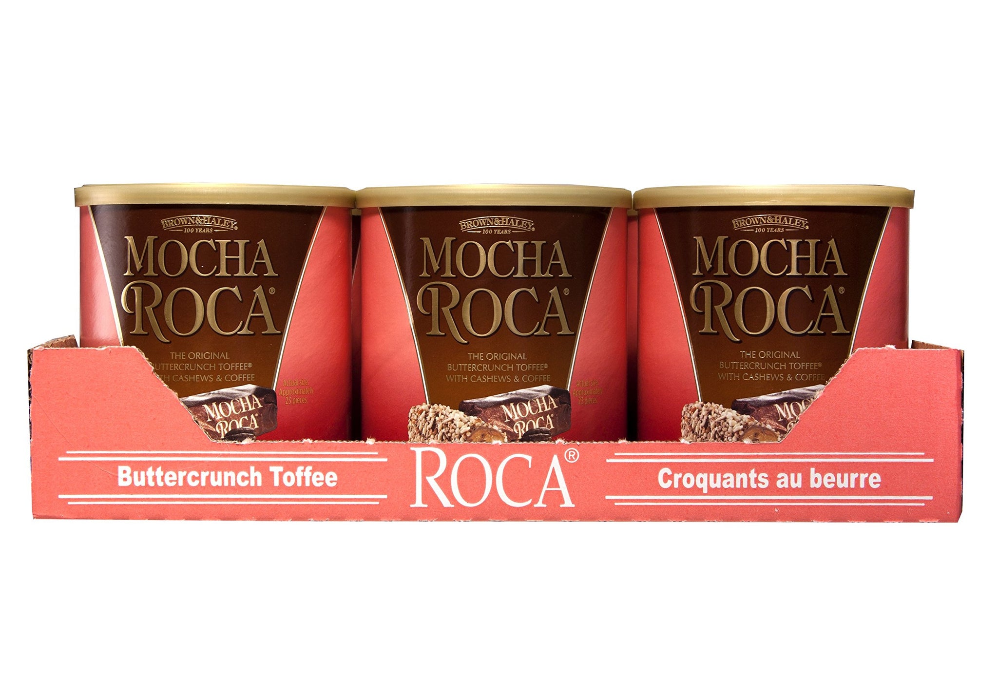 Roca 10 oz MOCHA Canister - Case of 9 Canisters