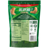 Emerald Nuts, Jalapeno Cashews, 5 Oz, Resealable Bag (Pack of 4)