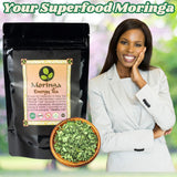 MORINGA ENERGY TEA - Loose leaf 3 oz. Natural, hand harvested and freshly packaged with 100% Pure Moringa Leaves.