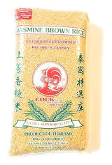Cock Brand Jasmine Brown Rice 5 Lbs ( 2 Pack)