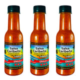 Chiletico Caribbean Extra Hot Sauce - Artisan and Authentic Costa Rican Salsa Picante - Intense Heat with Bold Tropical Flavor - Each Bottle of 4.9 oz