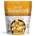 AshaPops Turmeric Garlic Popped Water Lily Seeds, 1 OZ
