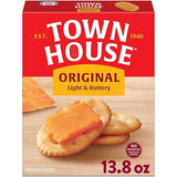 Town House Oven Baked Crackers, Holiday & Party Snacks, Original 13.8oz