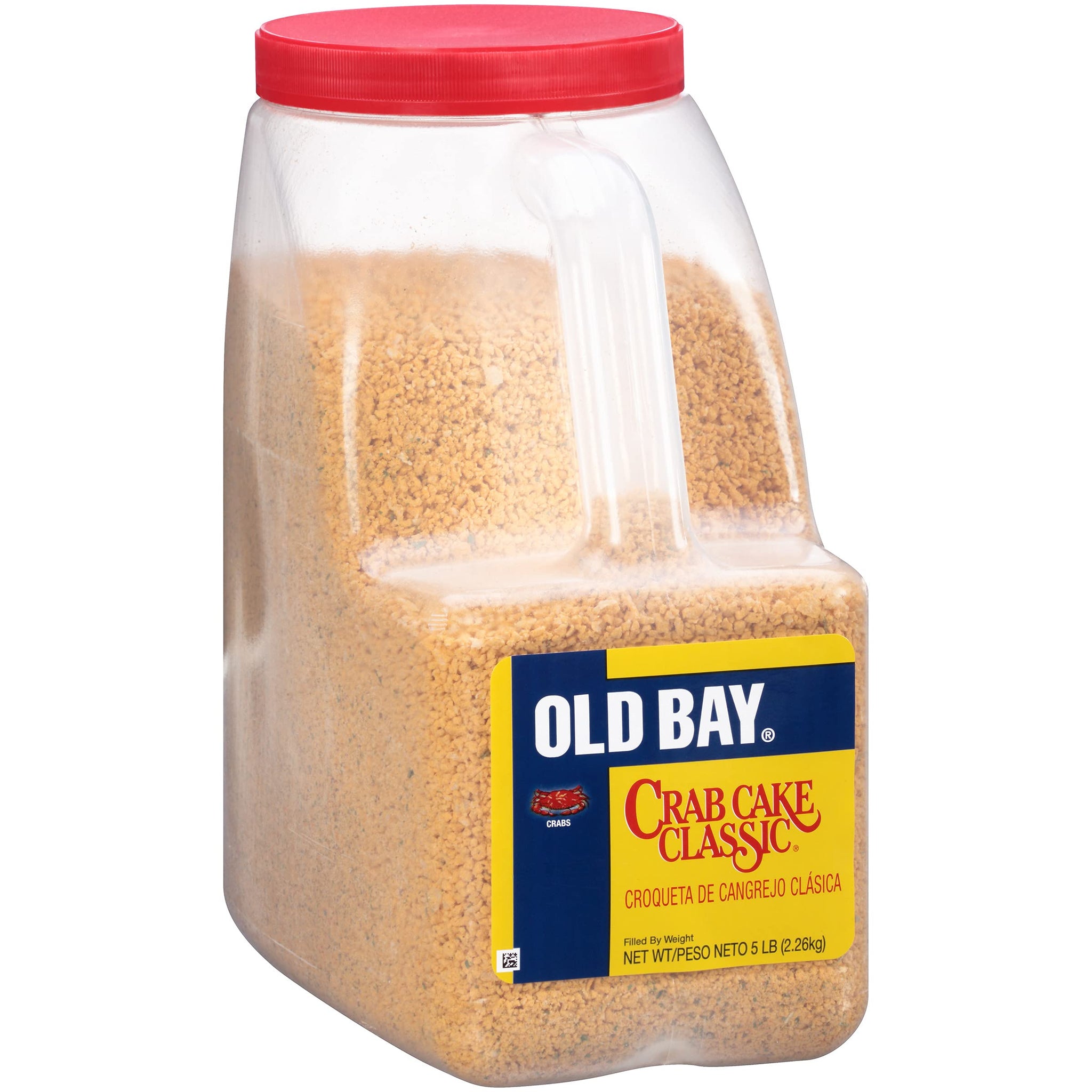 OLD BAY Crab Cake Classic Seasoning Mix, 5 lb - One 5 Pound Container of Crab Cake Seasoning with Premium Blend of Bread Crumbs and Herbs to Make
