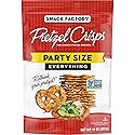 Snack Factory Everything Pretzel Crisps, Non-GMO, 14 OZ Party Size Bag