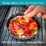 Terrapin Ridge Farms Hot Pepper Bacon Jam - Sweet & Spicy Spread with Real Bacon & Jalapeño - Gourmet Condiment for Cheese, Meats, and Appetizers