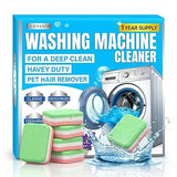 EEMANI Washing Machine Cleaner Tablets 24 Pack - Deep Cleaning for HE Front & Top Load Washer, 20g Tablets, Freshener for Drum & Tub - 1 Year Supply