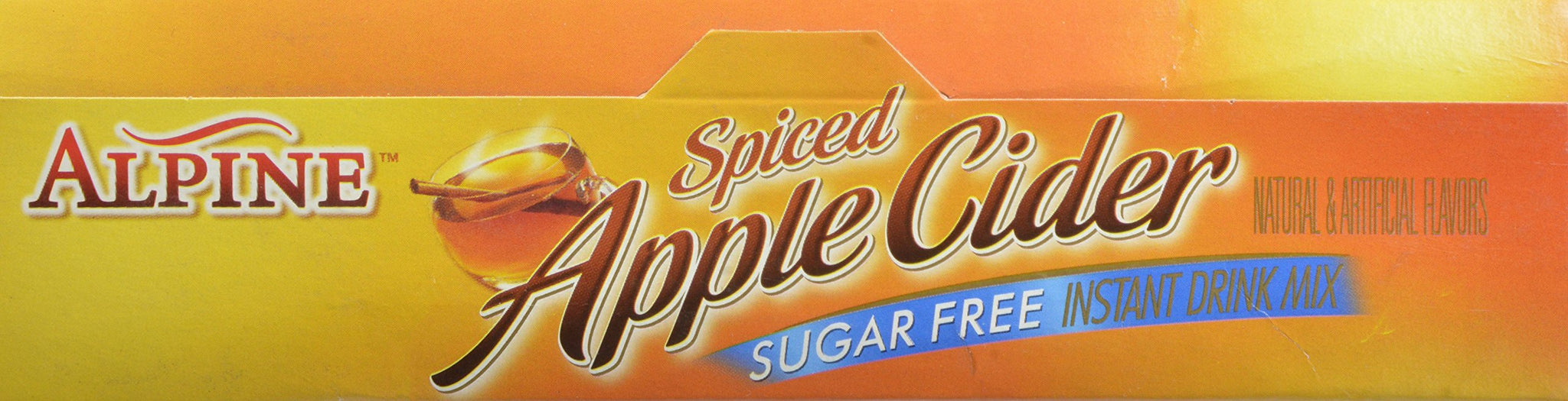 Alpine, Spiced Cider, Sugar Free Apple Flavored Drink Mix, 1.4oz Box (Pack of 3)