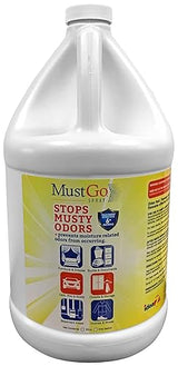 MustGo Spray Odor Eliminator - Controls, Removes and Prevents Damp, Musty Smells - 1 Gallon
