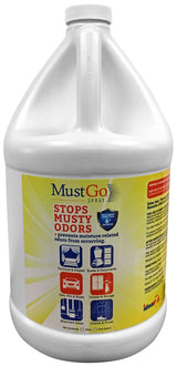 MustGo Spray Odor Eliminator - Controls, Removes and Prevents Damp, Musty Smells - 1 Gallon