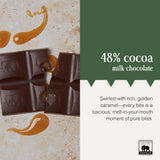 Endangered Species Chocolate Bar 3oz (12 Pack) (Natural 48% Cacao Milk Chocolate w/Caramel)