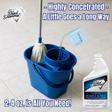 Black Diamond Stoneworks Marble & Tile Floor Cleaner Concentrate, pH Neutral, Streak-Free & No-Rinse Formula for Granite, Travertine, Limestone