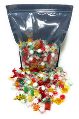 American Old Fashioned Hard Candy - 6 lbs - Peppermint and Spearmint Starlights, Cinnamon Disks, Butterscotch, Strawberry Jelly Filled Candy